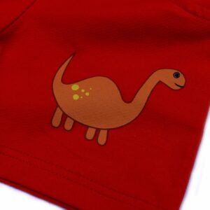 dinosaur printed shorts